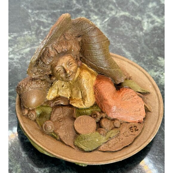 Tom Clark Resin Gnomes Colette Figure On Lily Pad 1984 - Picture 5 of 10